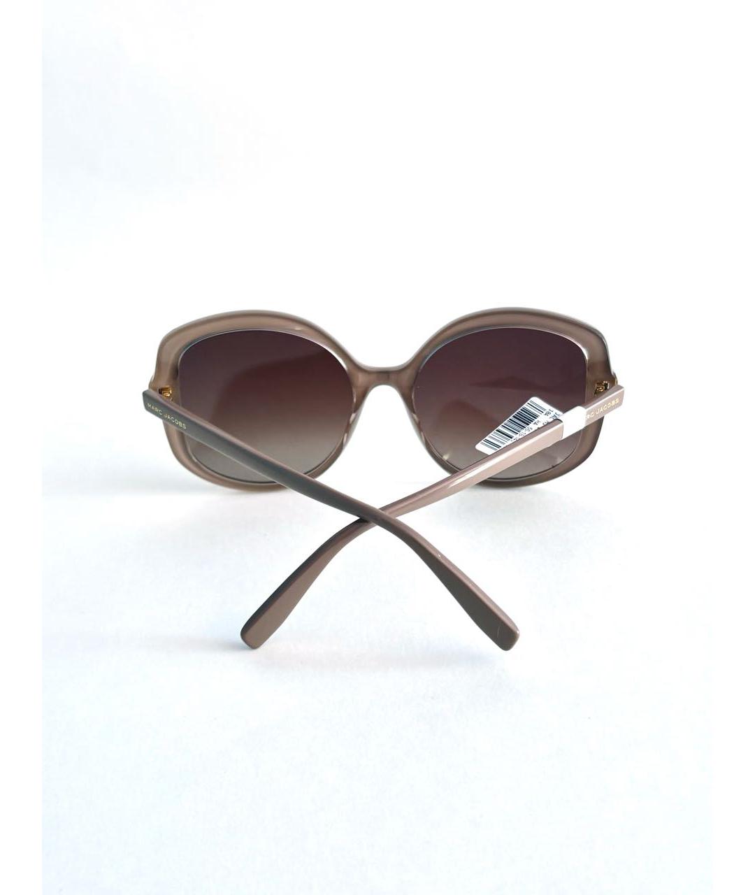 MARC JACOBS Бежевые пластиковые солнцезащитные очки, фото 4