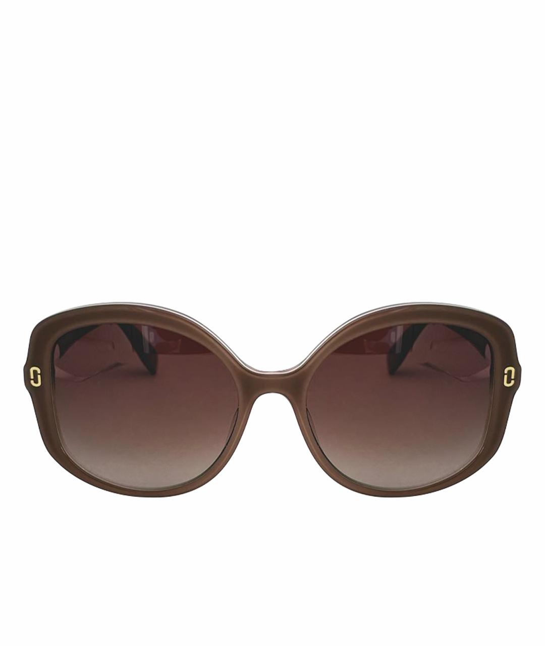 MARC JACOBS Бежевые пластиковые солнцезащитные очки, фото 1