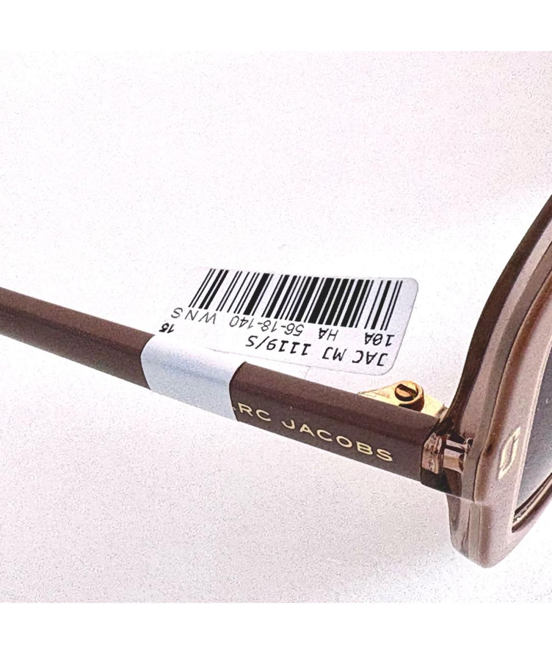 MARC JACOBS Бежевые пластиковые солнцезащитные очки, фото 6