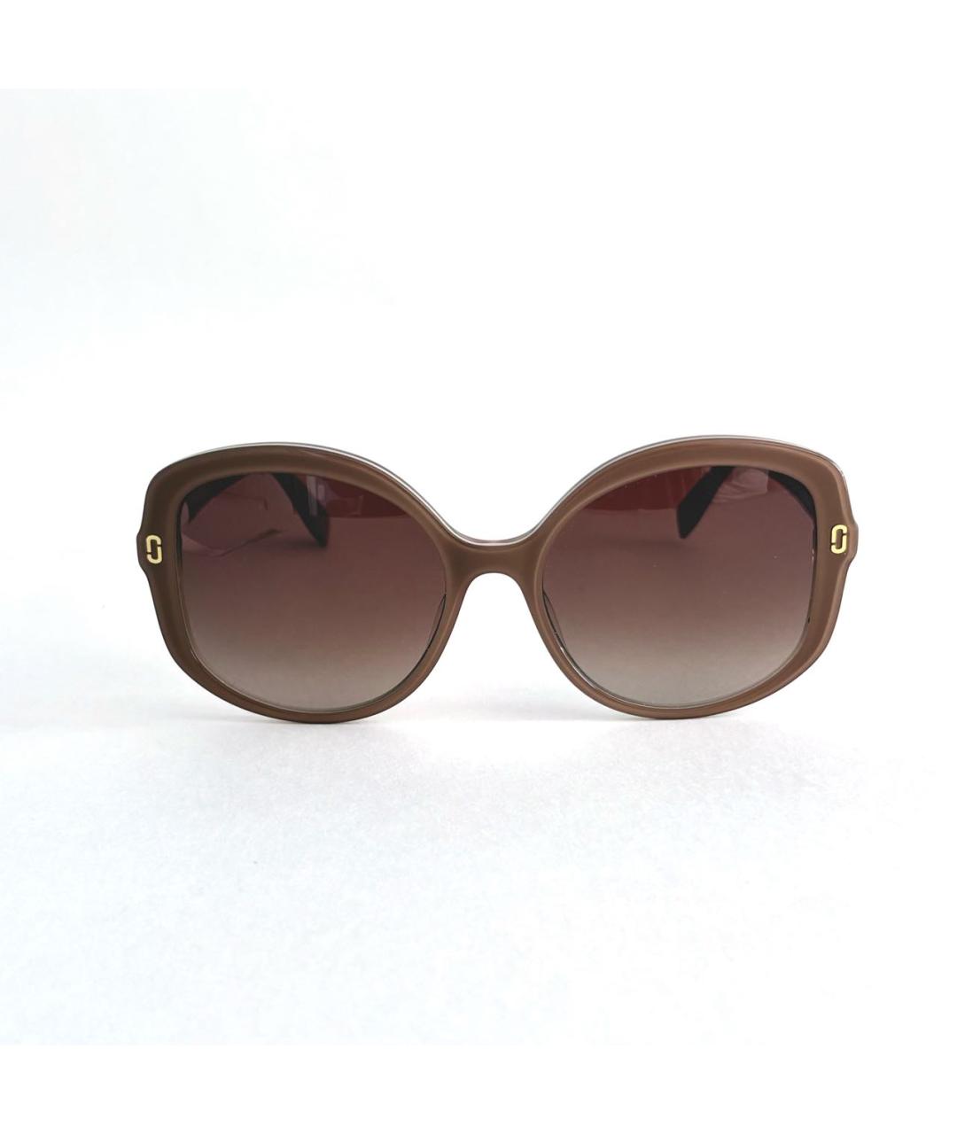 MARC JACOBS Бежевые пластиковые солнцезащитные очки, фото 7