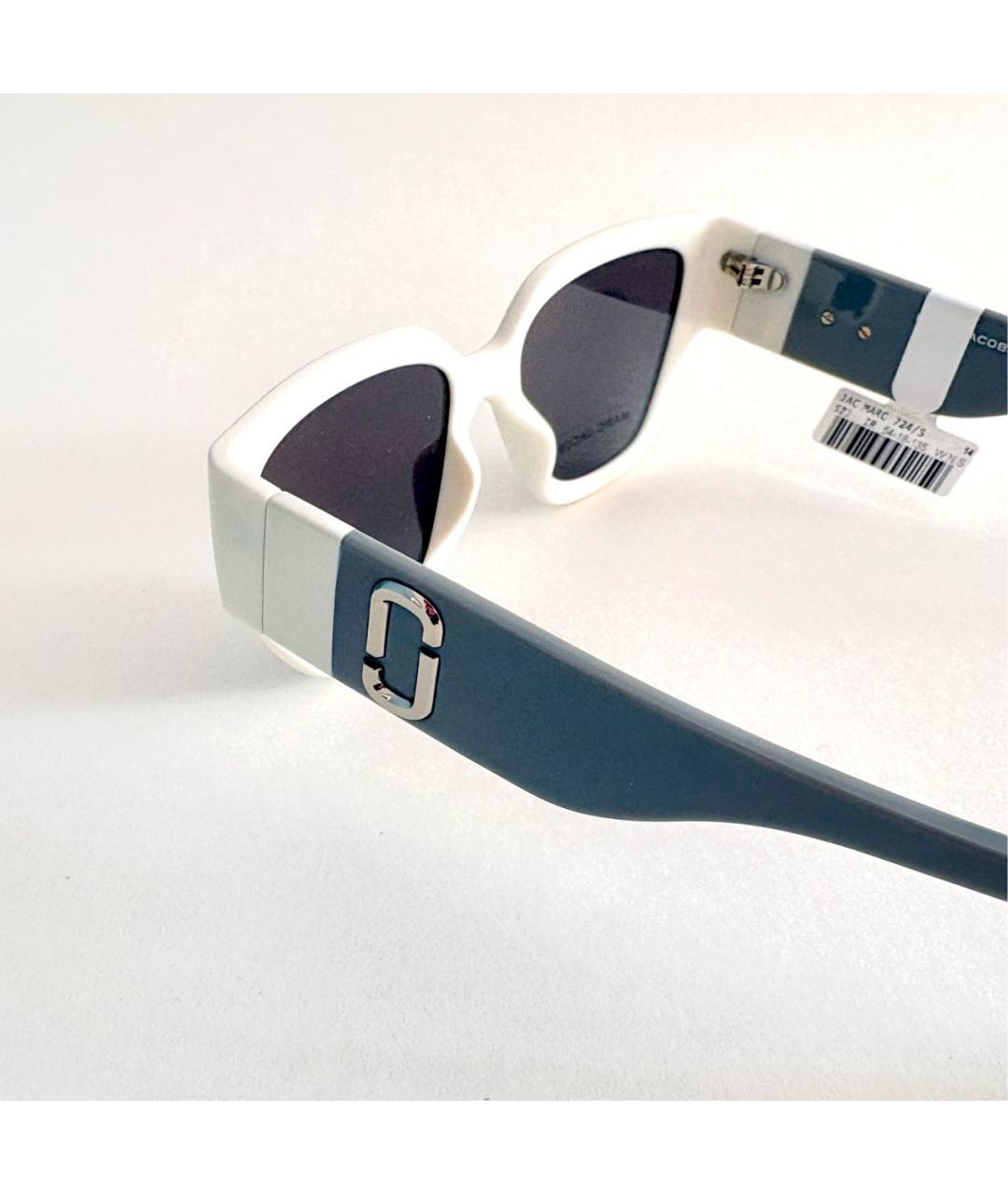 MARC JACOBS Белые пластиковые солнцезащитные очки, фото 7