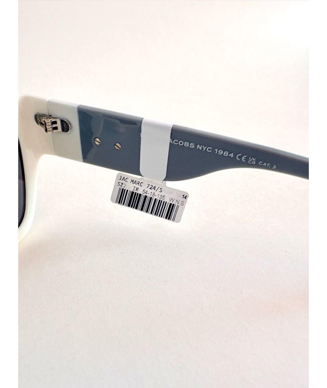 MARC JACOBS Белые пластиковые солнцезащитные очки, фото 6