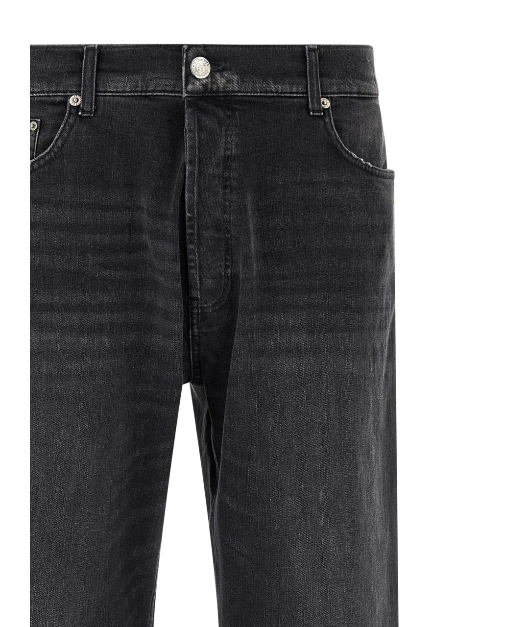 DEPARTMENT 5 Черные хлопковые прямые джинсы, фото 3