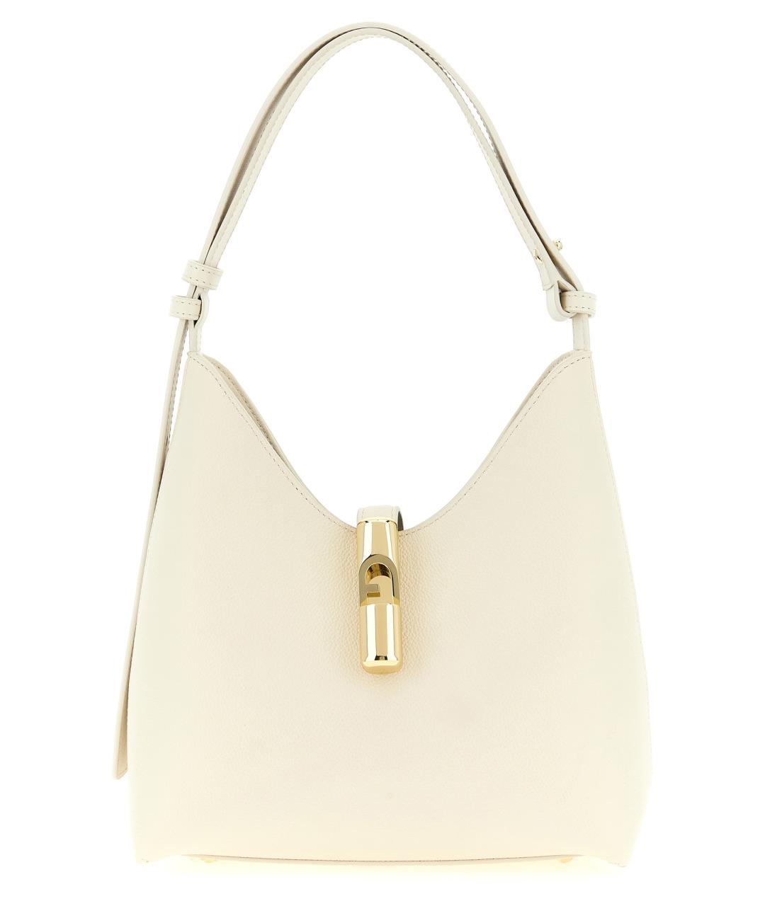 FURLA Белая кожаная сумка через плечо, фото 1