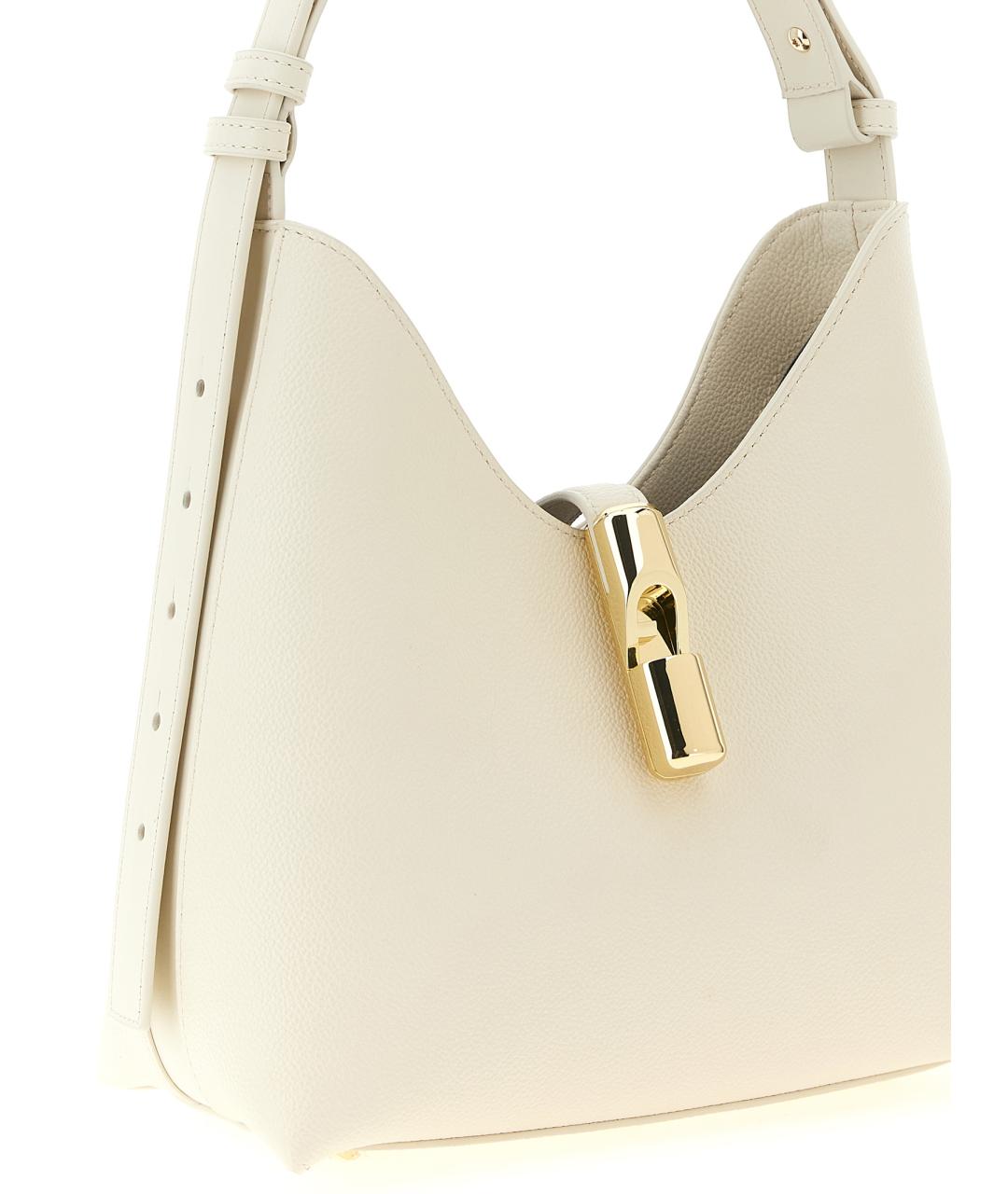 FURLA Белая кожаная сумка через плечо, фото 3