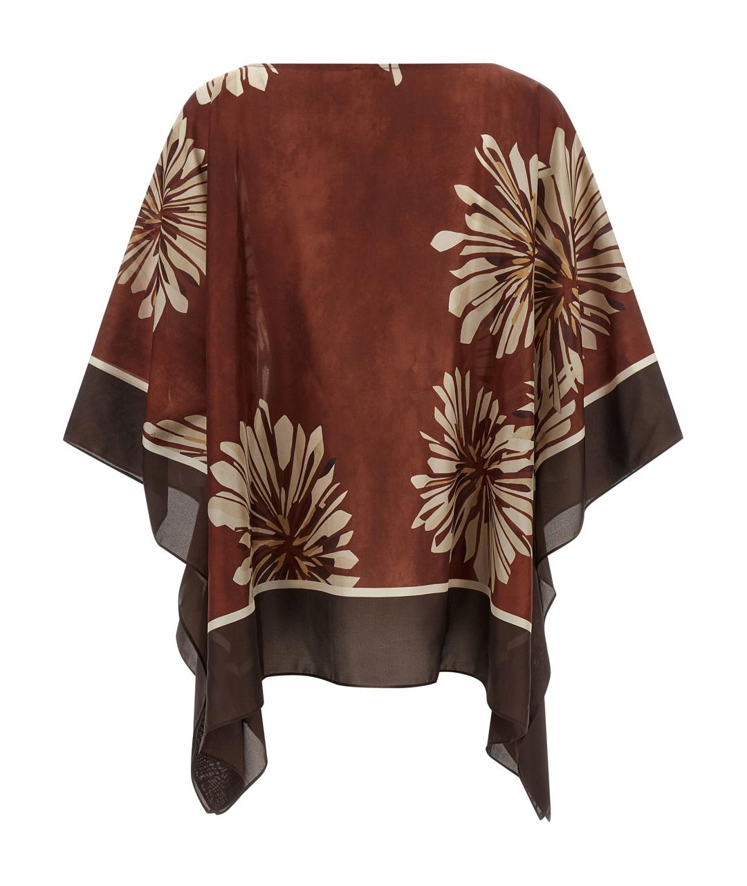 BRUNELLO CUCINELLI Мульти шелковая блузы, фото 2