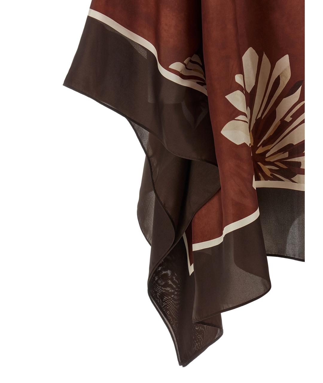 BRUNELLO CUCINELLI Мульти шелковая блузы, фото 4