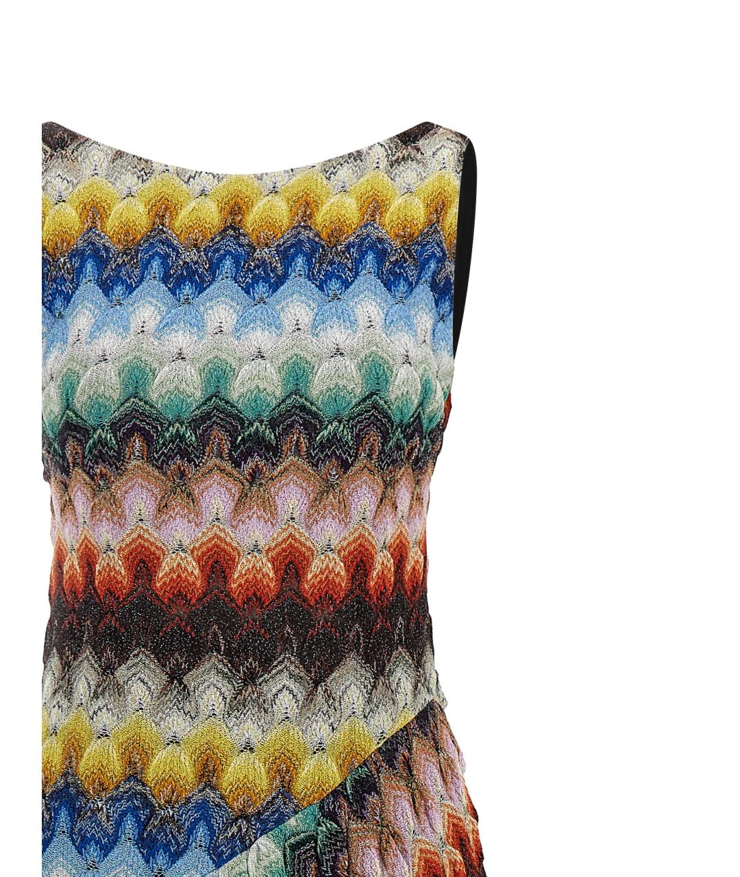 MISSONI Мульти вискозное повседневное платье, фото 3