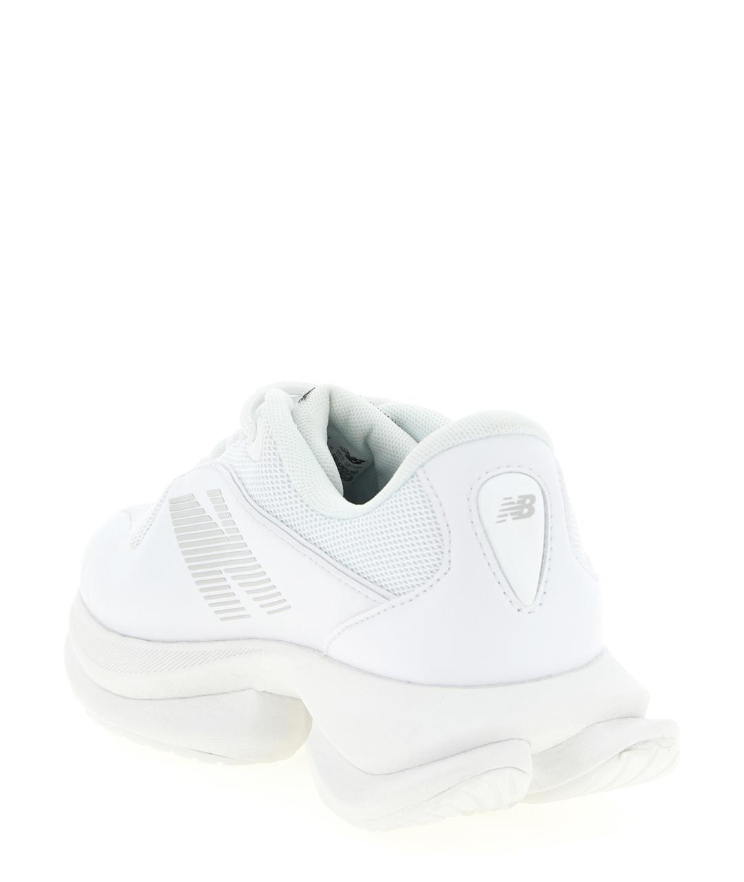 JUNYA WATANABE Белые кожаные низкие кроссовки / кеды, фото 3