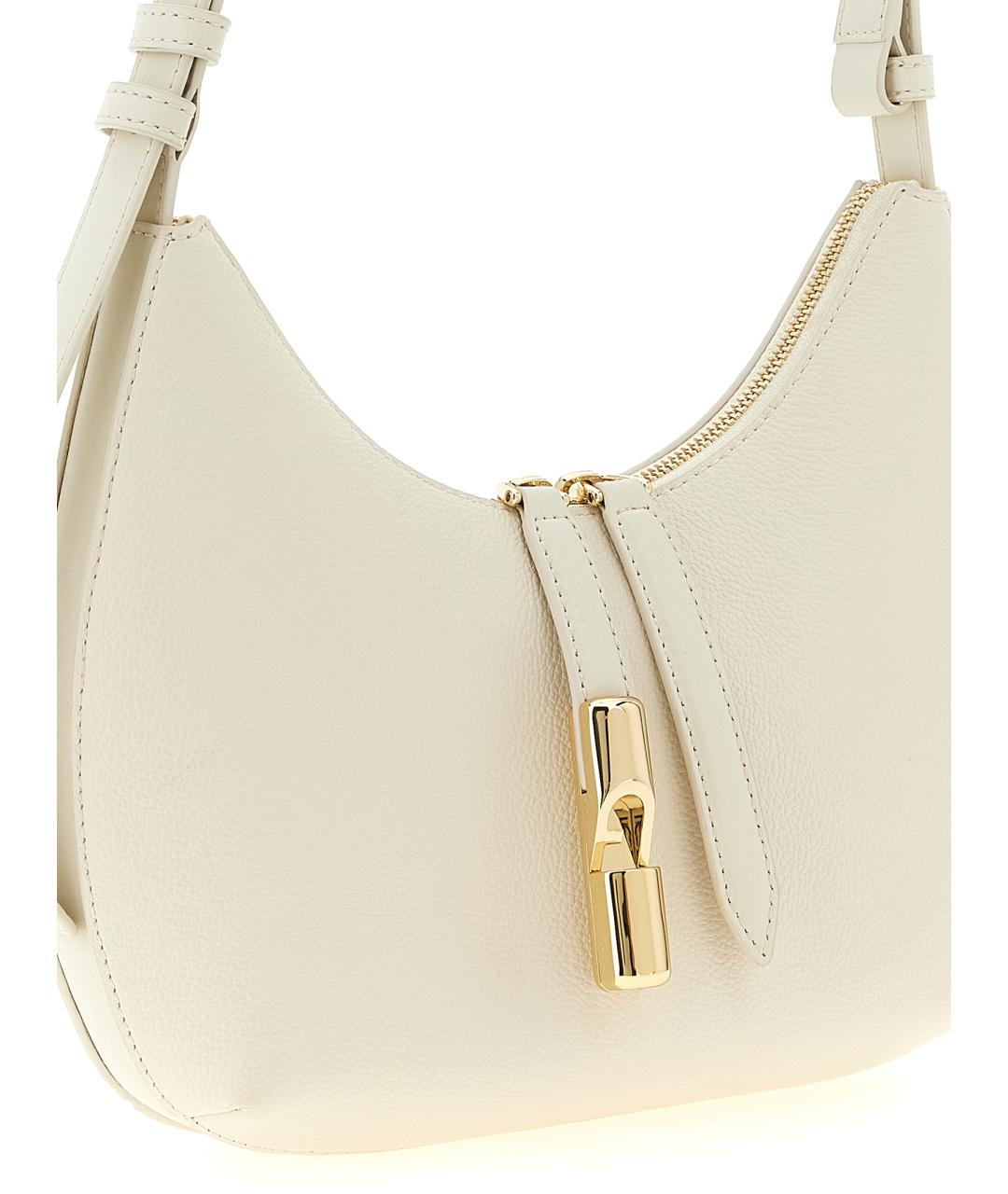 FURLA Белая кожаная сумка через плечо, фото 3