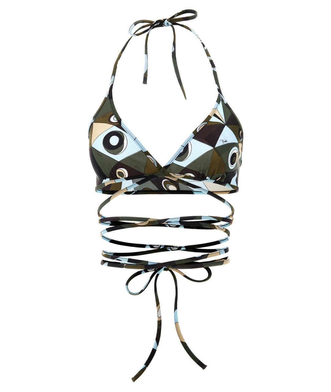 EMILIO PUCCI Мульти полиамидовый купальник, фото 1