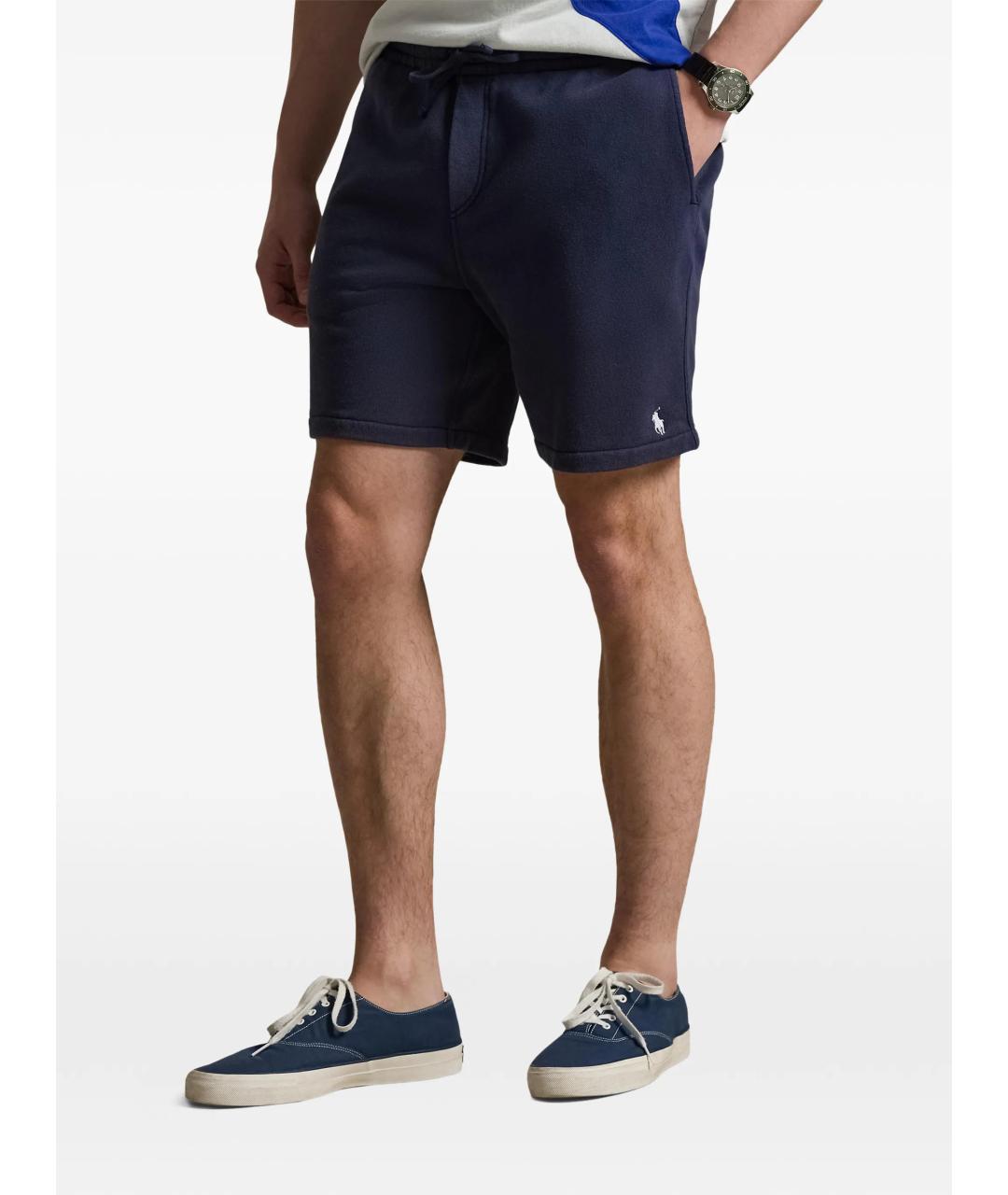 POLO RALPH LAUREN Синие хлопковые шорты, фото 3