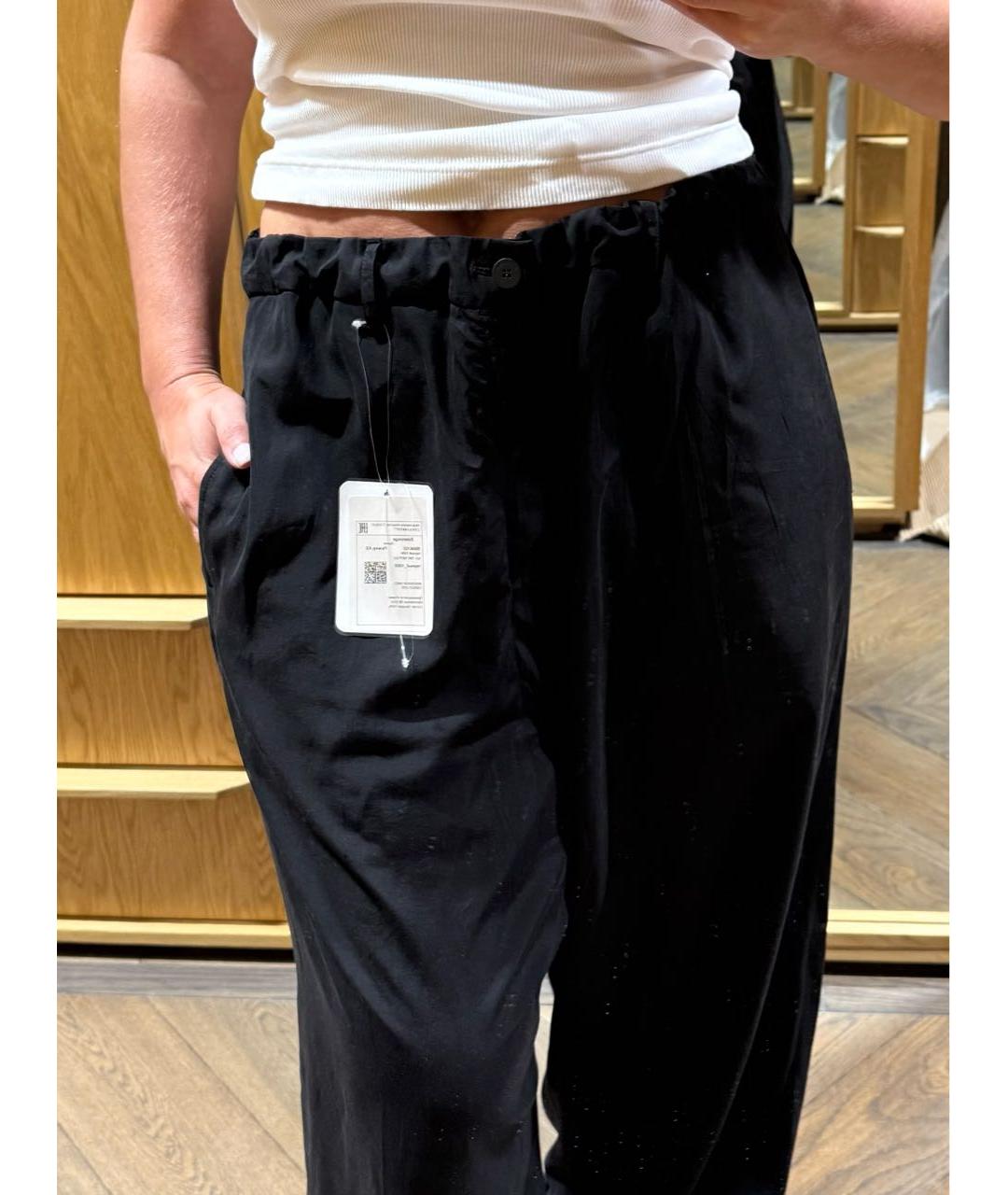 BALENCIAGA Черные брюки широкие, фото 3