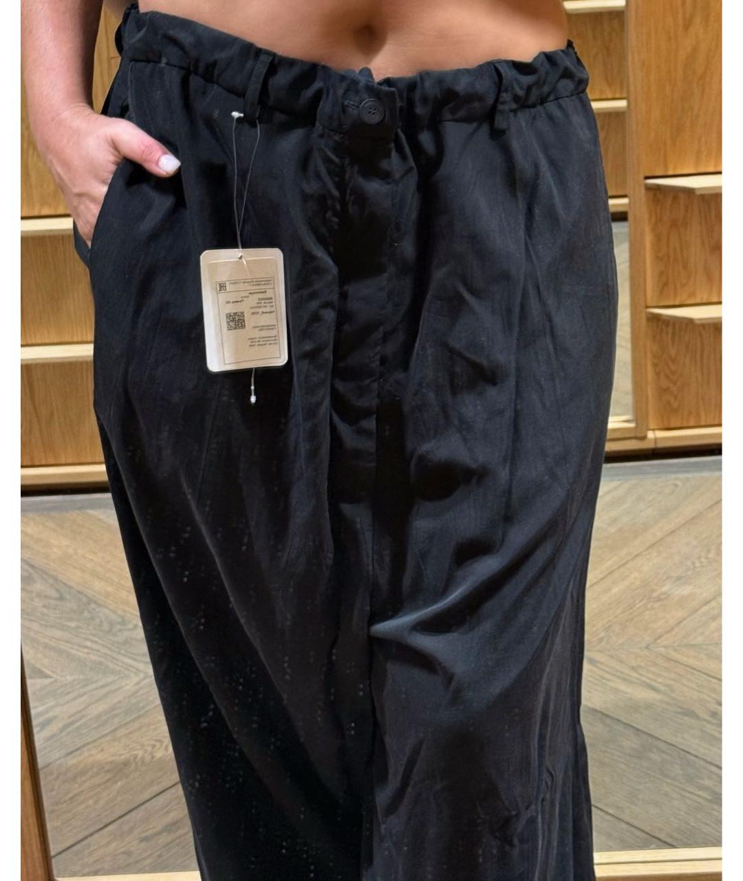 BALENCIAGA Черные брюки широкие, фото 4