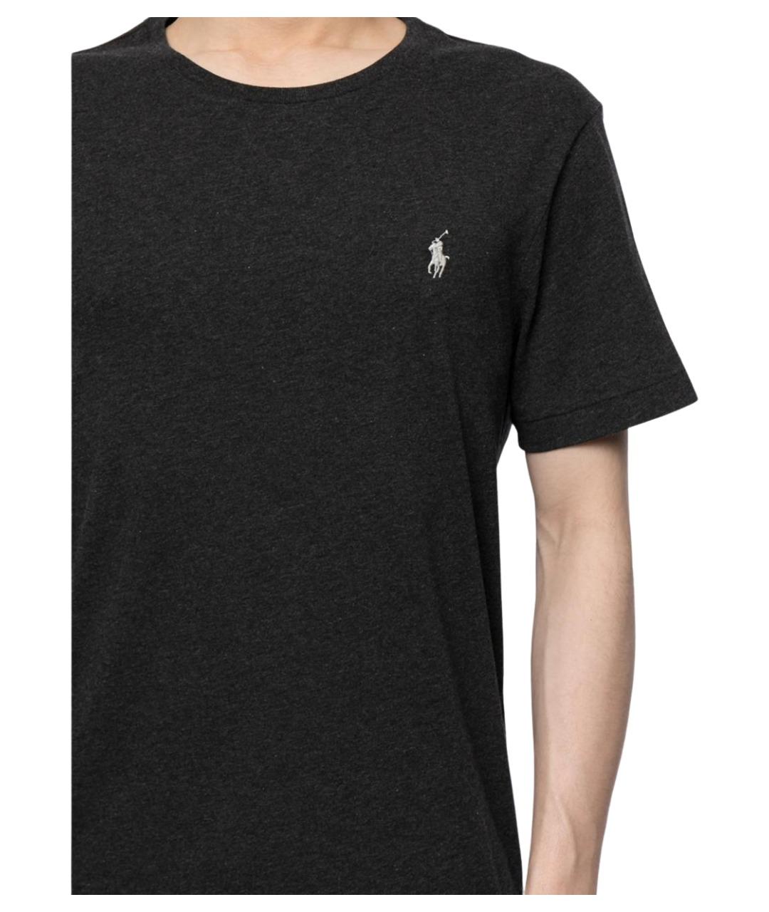 POLO RALPH LAUREN Черная хлопковая футболка, фото 5