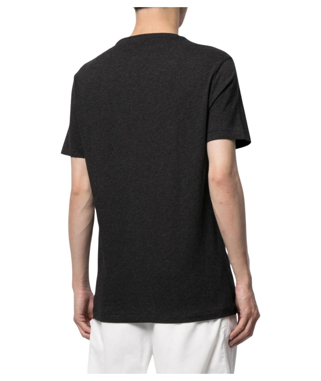 POLO RALPH LAUREN Черная хлопковая футболка, фото 4