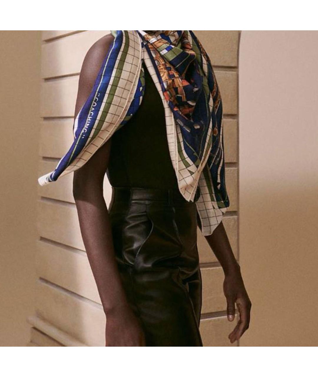 HERMES Мульти кашемировый платок, фото 3