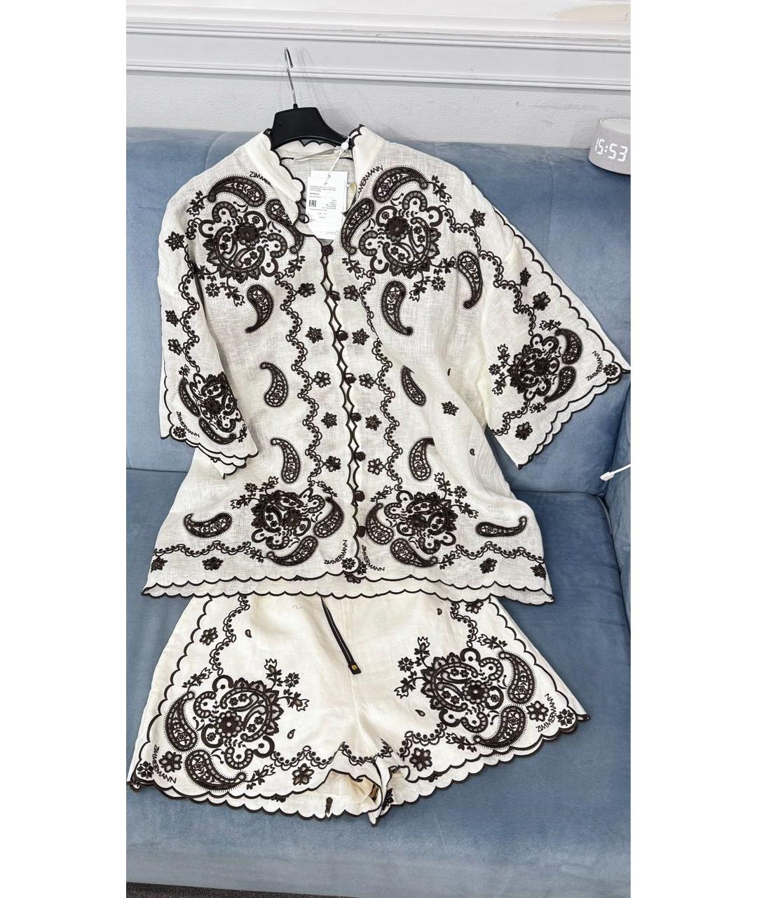 ZIMMERMANN Льняной костюм с брюками, фото 3