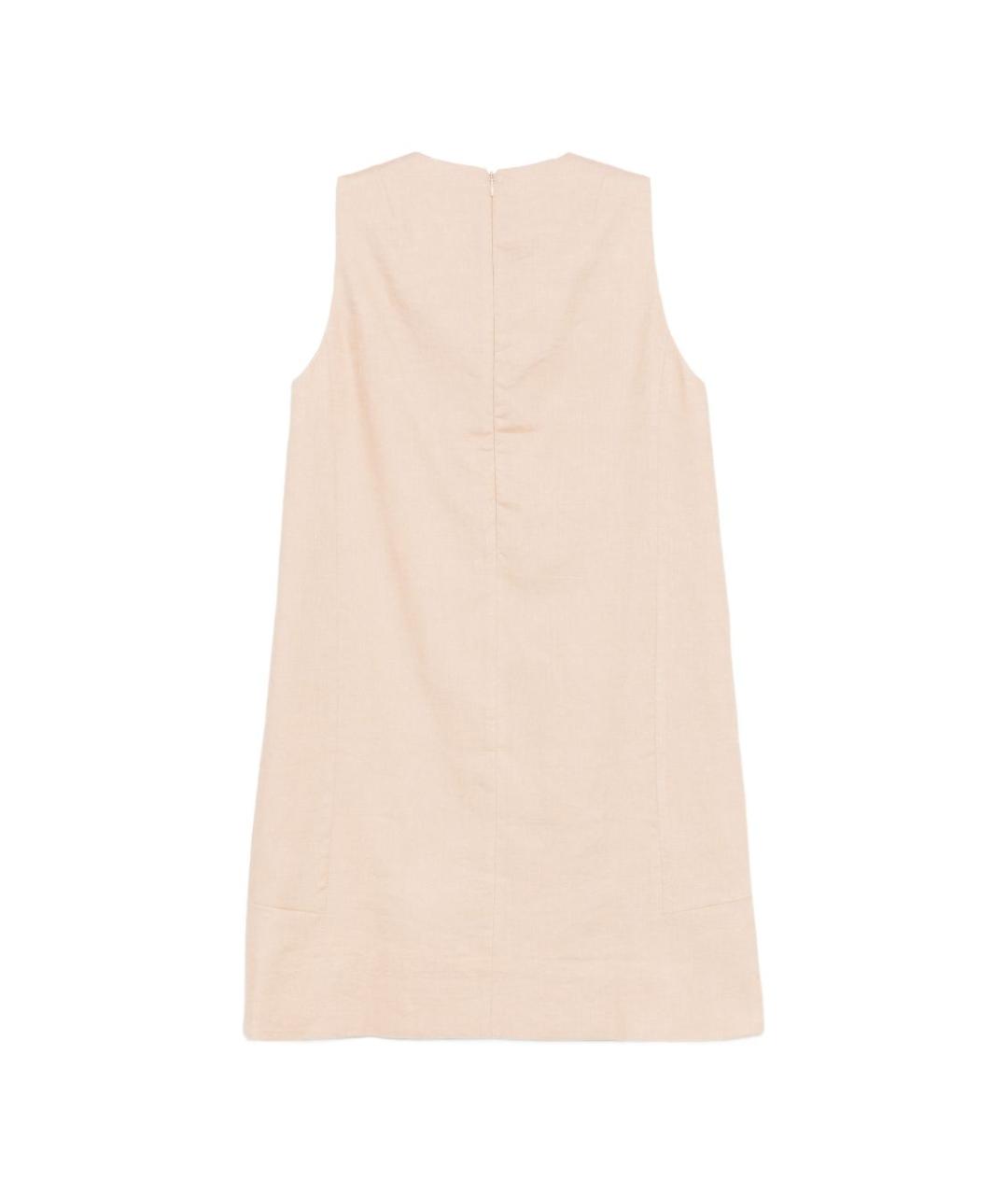SEMICOUTURE Бежевое хлопковое платье, фото 2