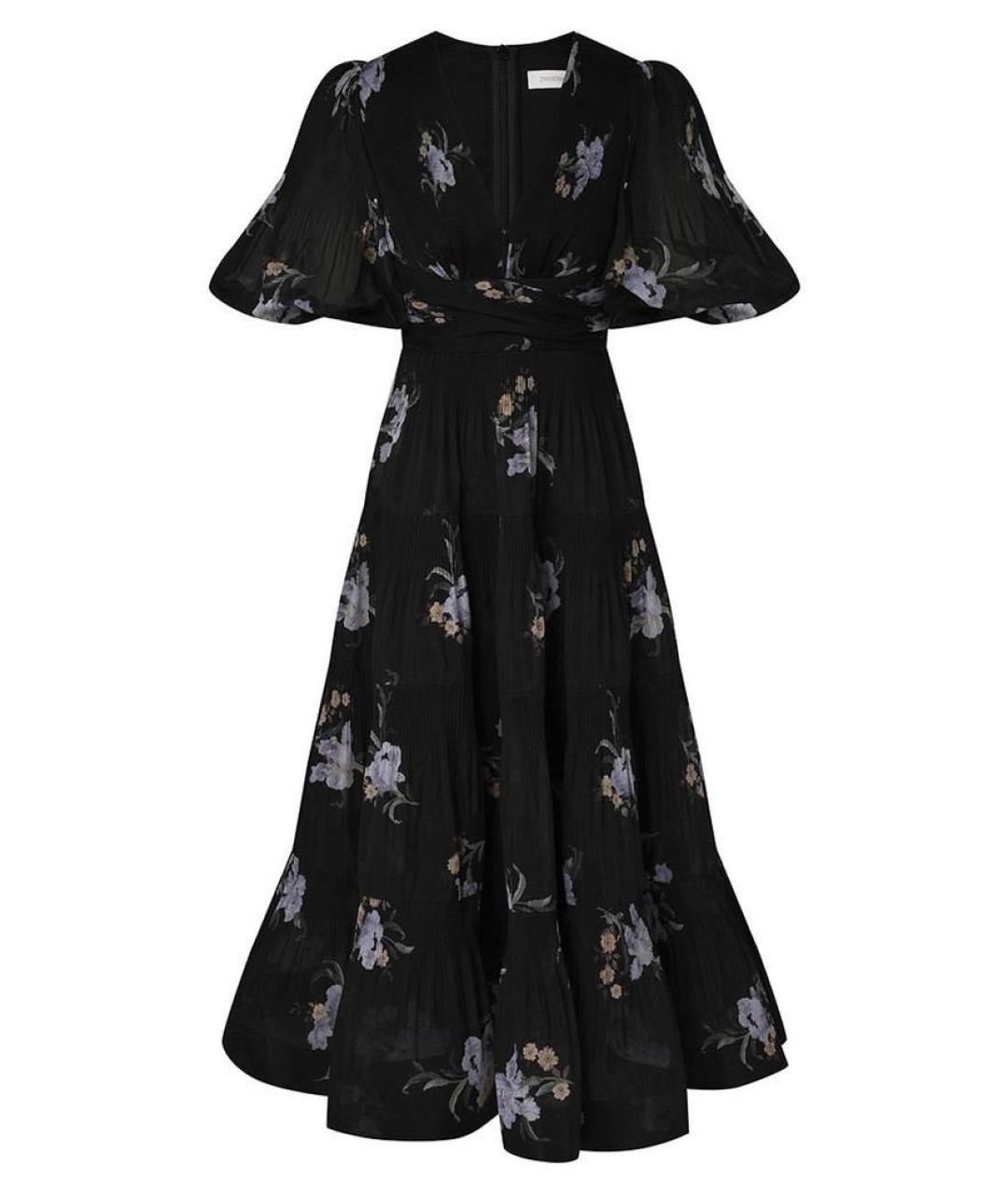 ZIMMERMANN Черное полиэстеровое повседневное платье, фото 1