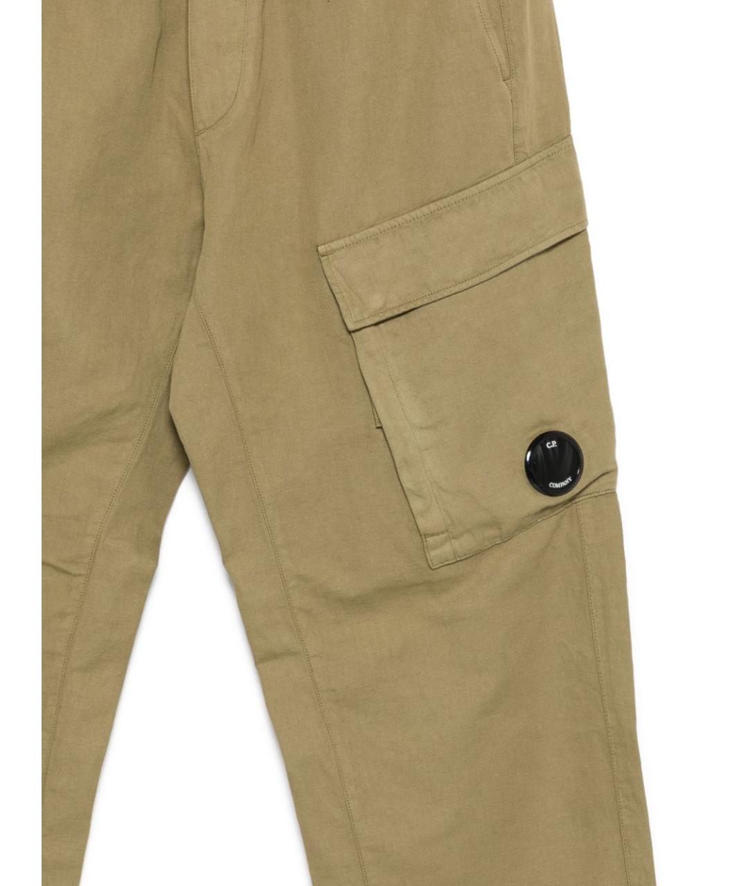 CP COMPANY Зеленые хлопковые повседневные брюки, фото 3