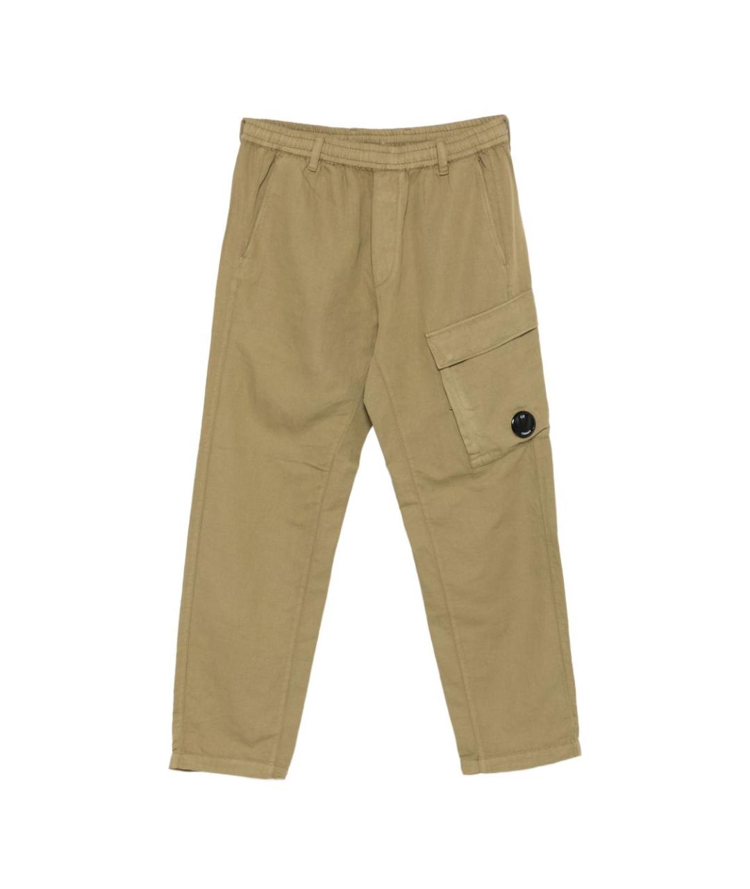 CP COMPANY Зеленые хлопковые повседневные брюки, фото 1