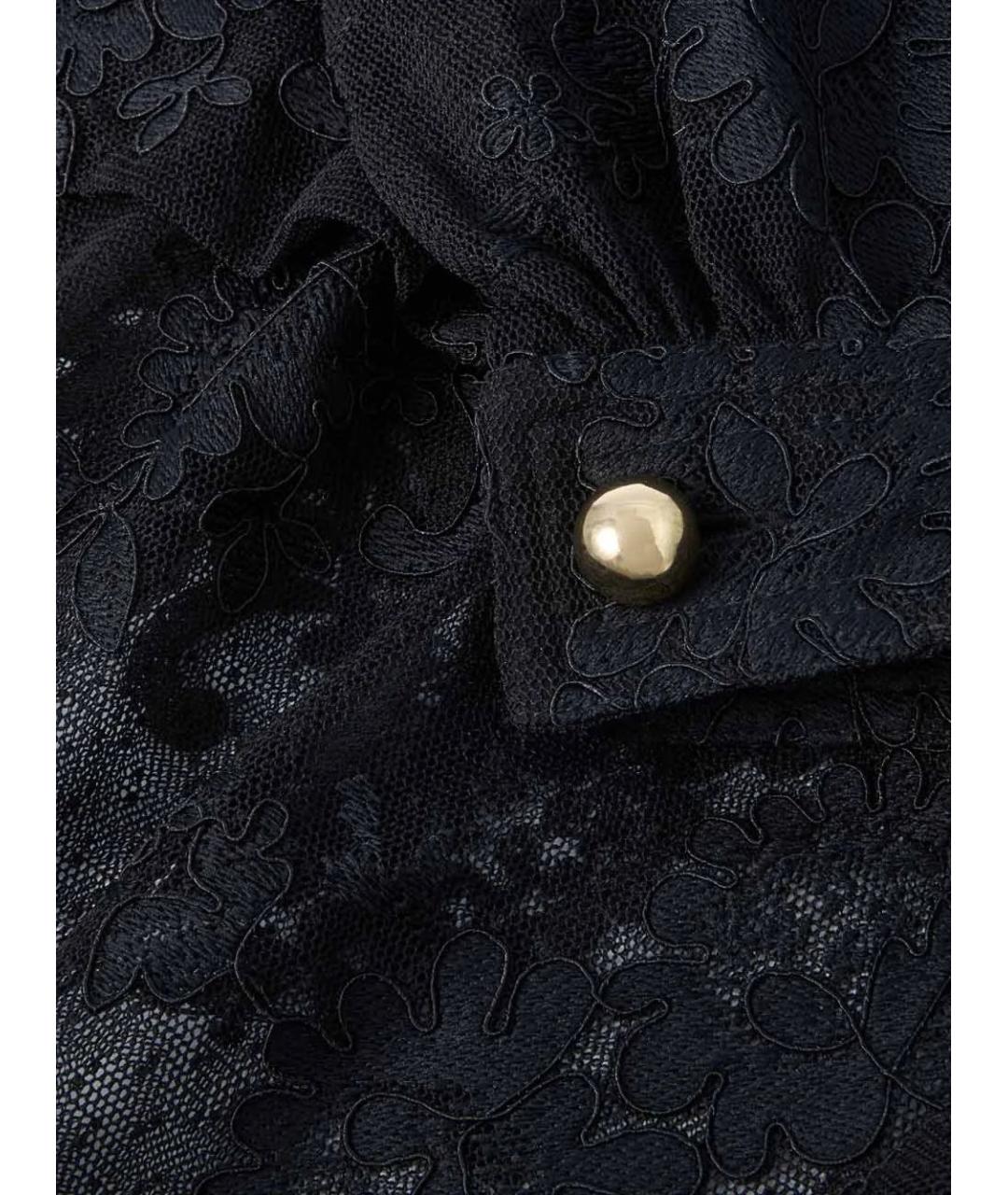 ZIMMERMANN Черные полиэстеровые брюки широкие, фото 2