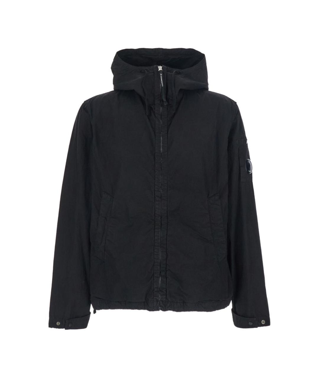 CP COMPANY Черная хлопковая куртка, фото 1