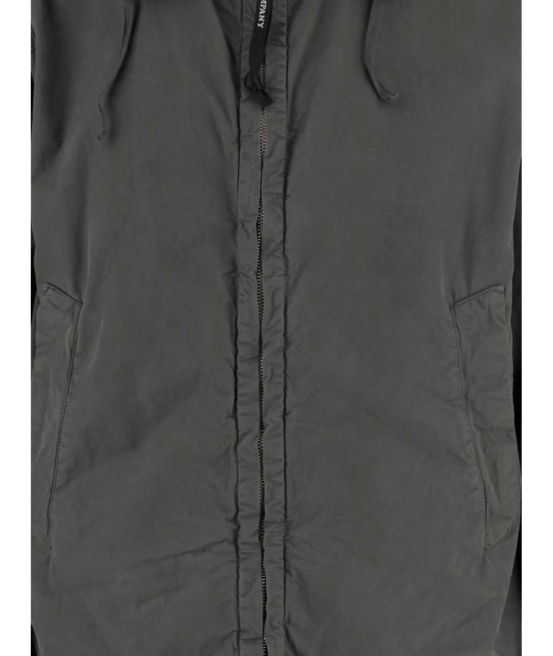 CP COMPANY Серая хлопковая куртка, фото 3