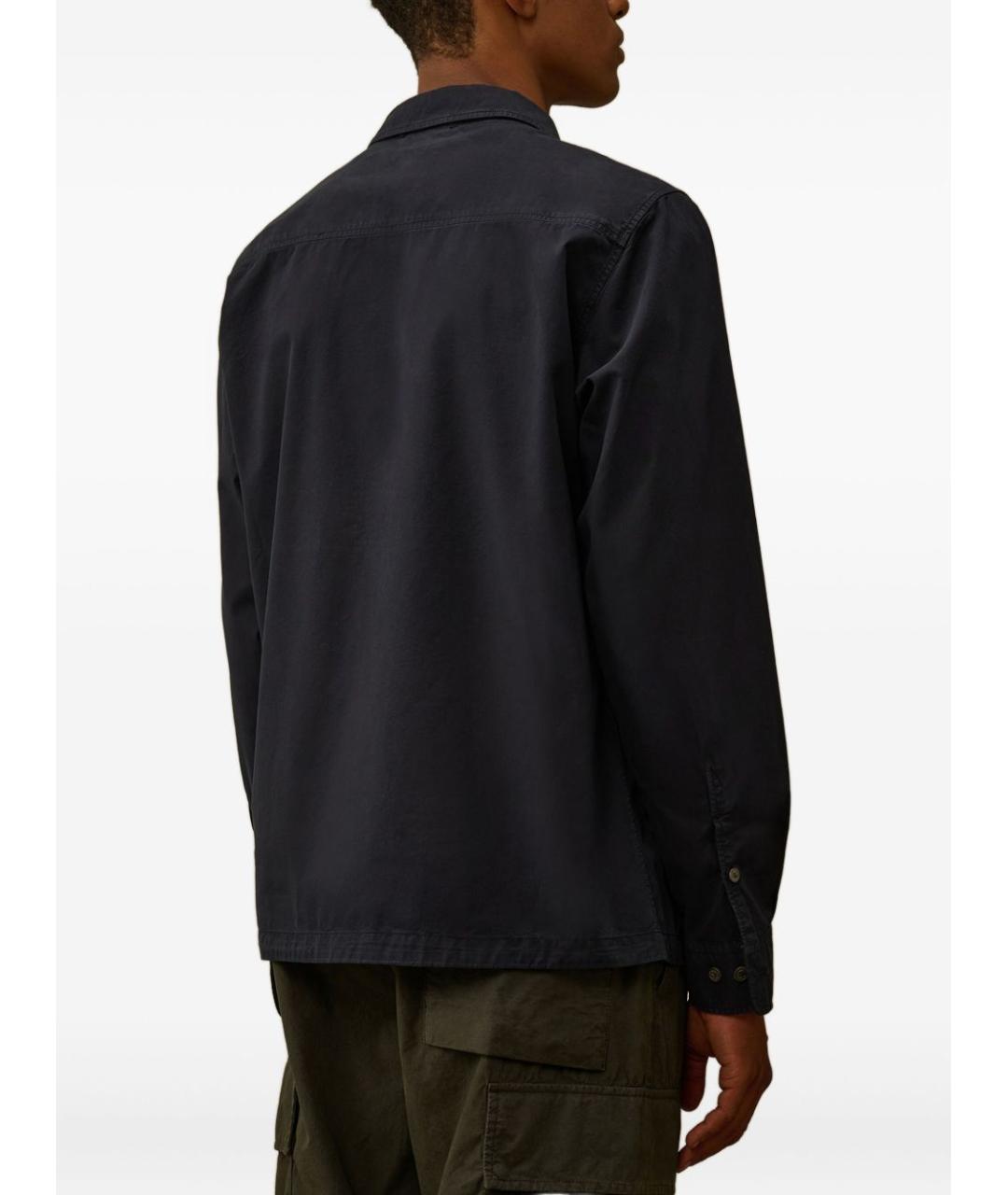 CP COMPANY Темно-синяя хлопковая куртка, фото 4