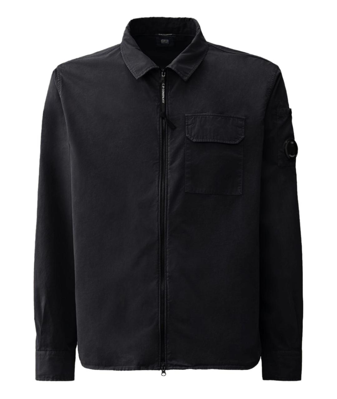 CP COMPANY Темно-синяя хлопковая куртка, фото 1