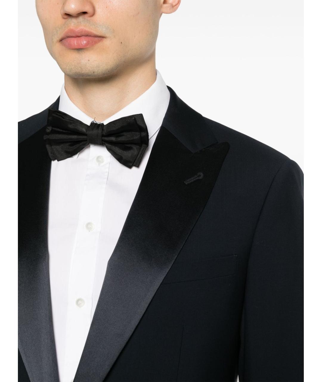 GIORGIO ARMANI Темно-синий вечерний костюм, фото 4