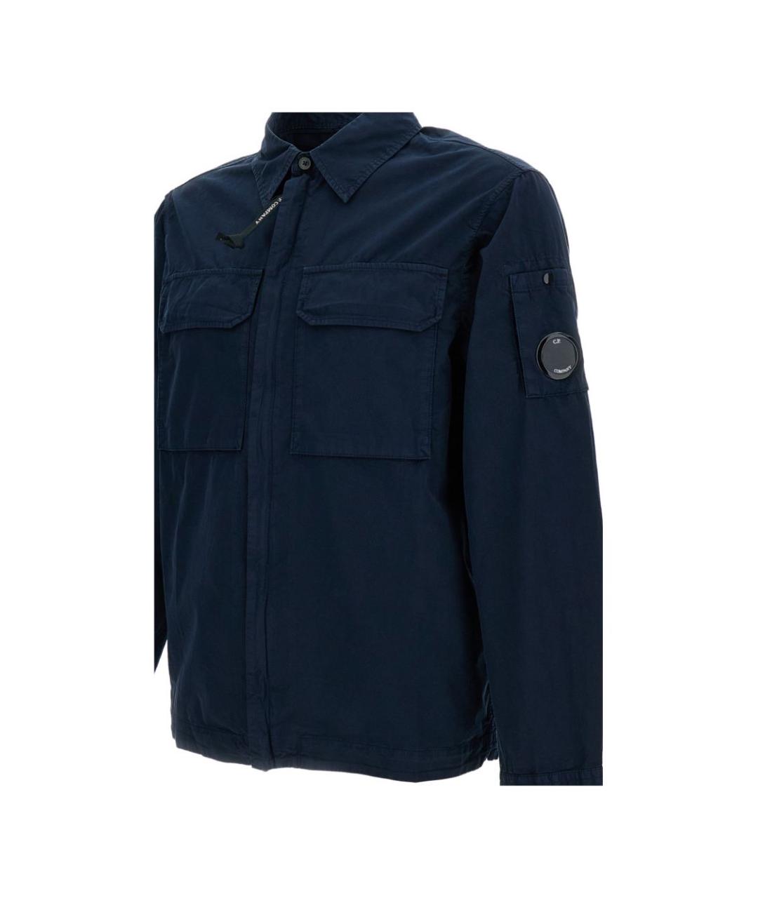 CP COMPANY Синяя хлопковая куртка, фото 2