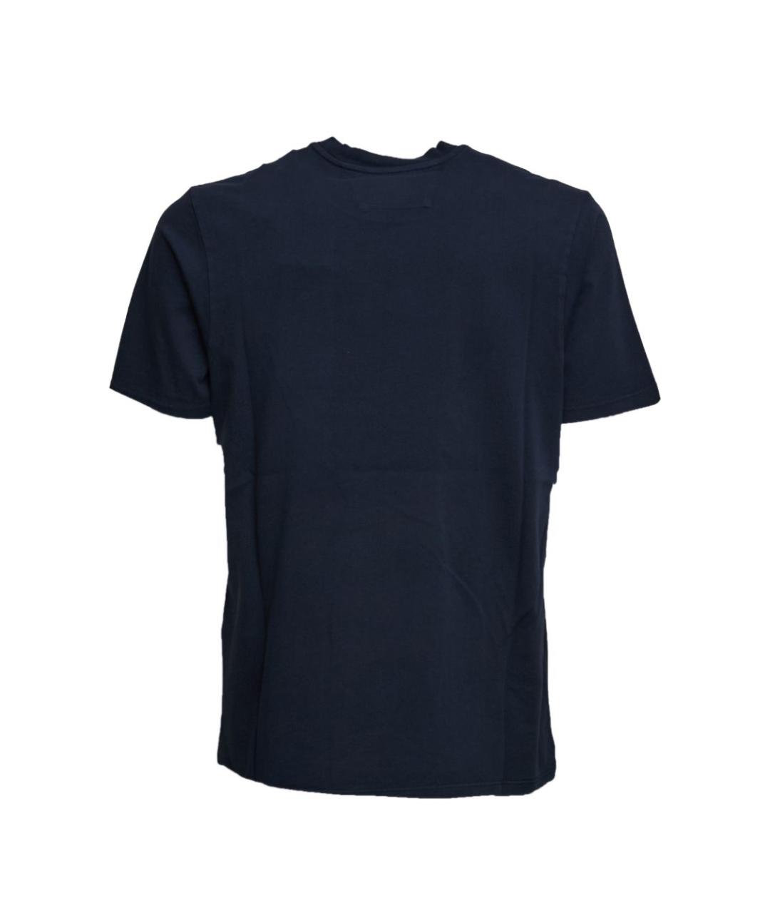 CP COMPANY Синяя хлопковая футболка, фото 3