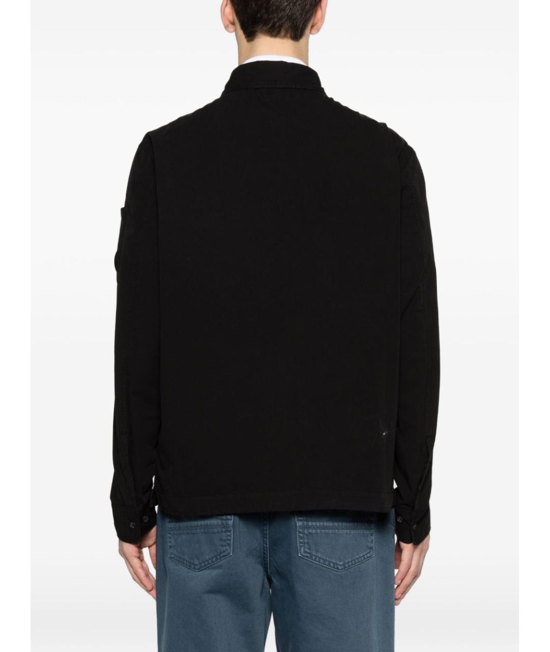 CP COMPANY Черная хлопковая куртка, фото 4