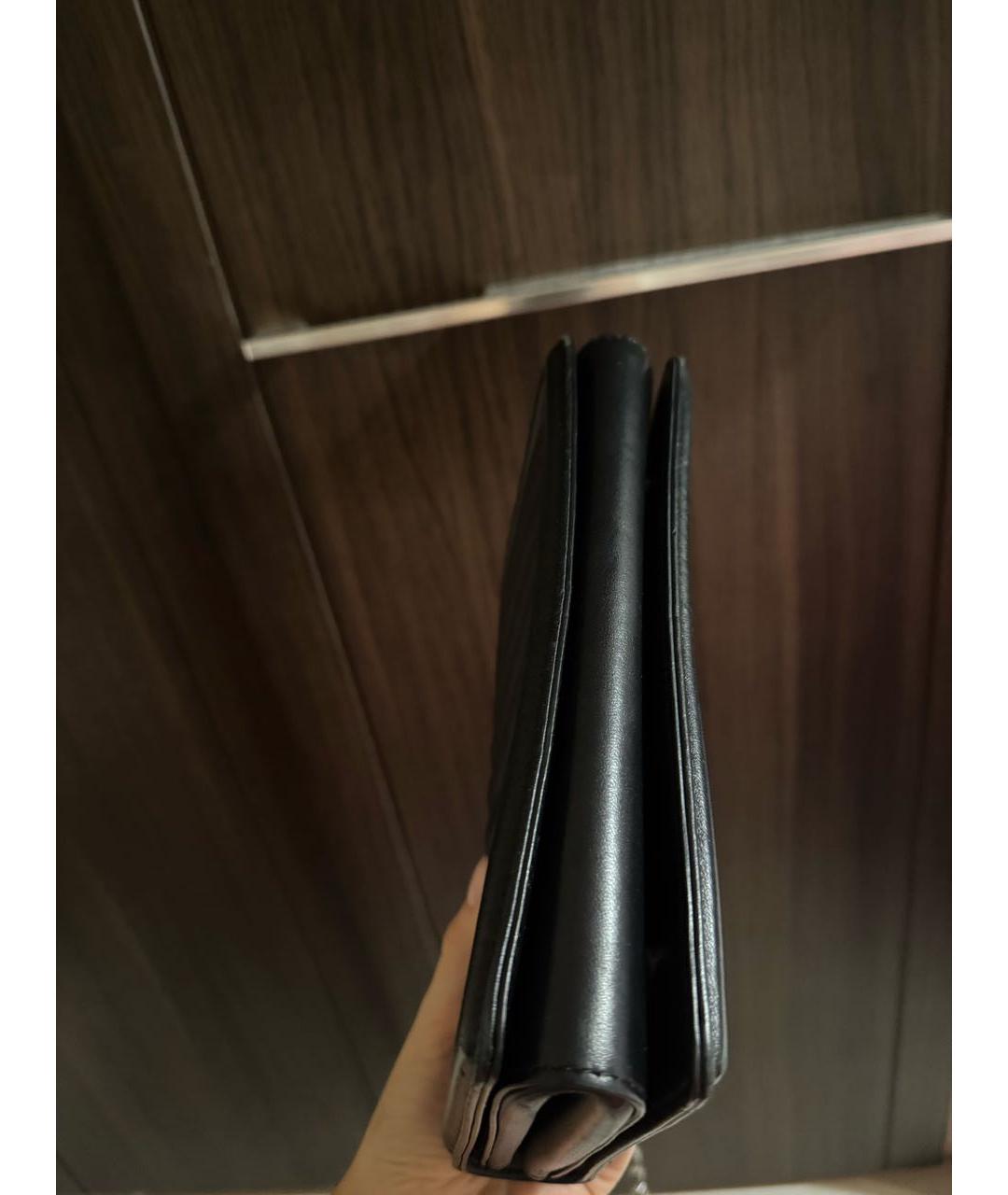 DOLCE&GABBANA Черная кожаная сумка через плечо, фото 4