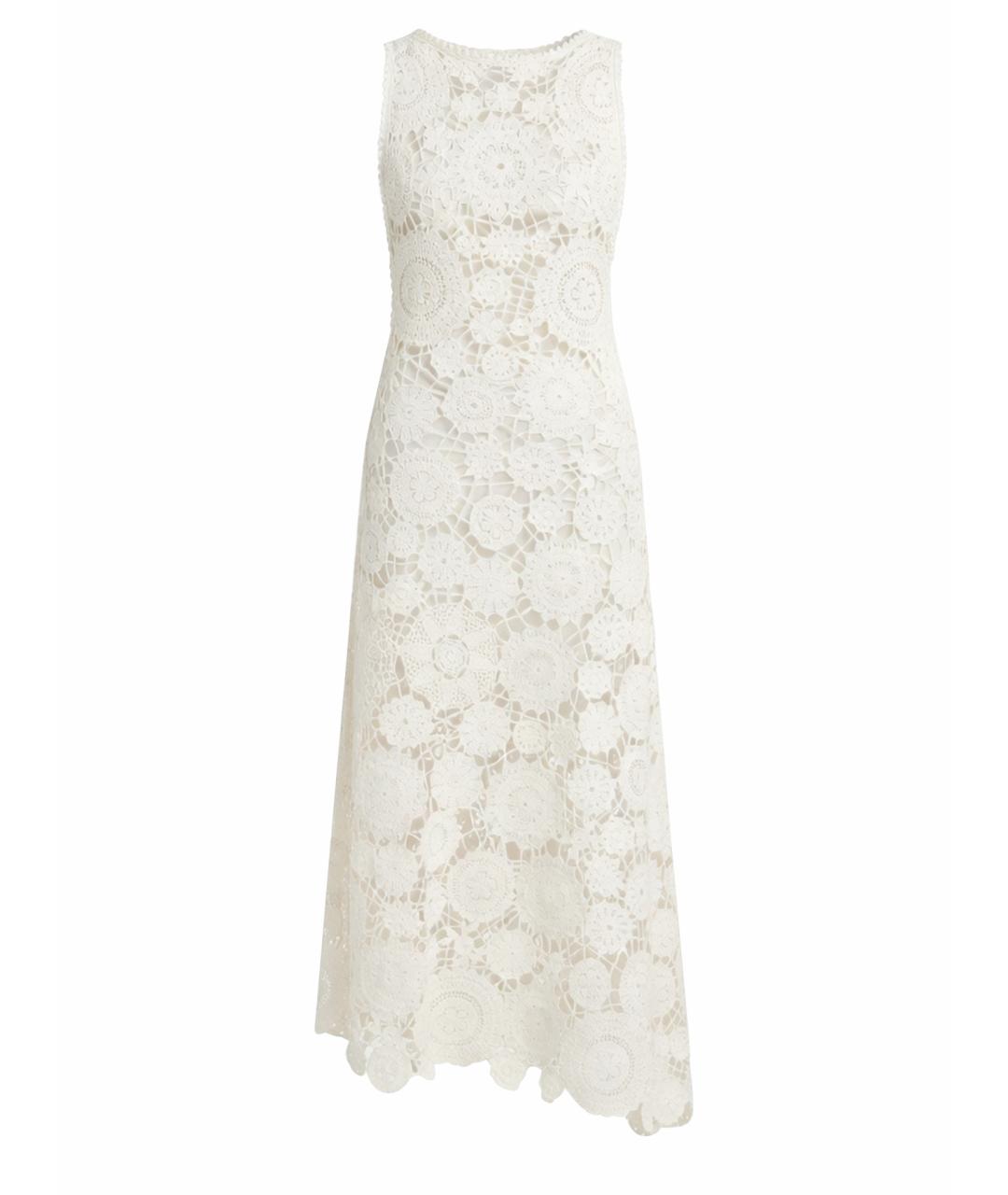 SELF-PORTRAIT Белое хлопковое повседневное платье, фото 1