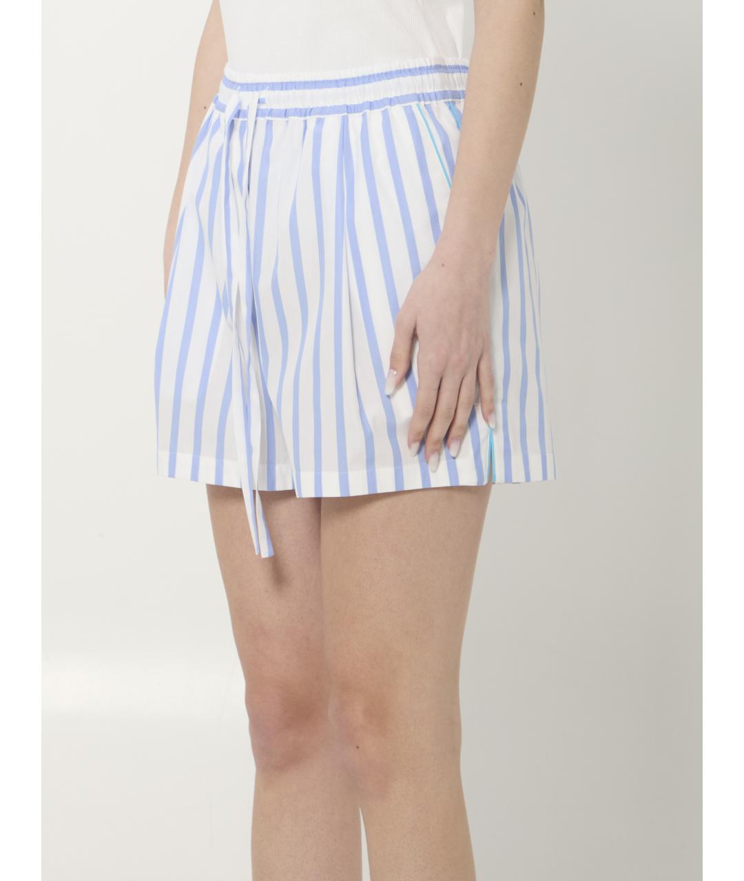 DOLCE&GABBANA Голубые хлопковые шорты, фото 2