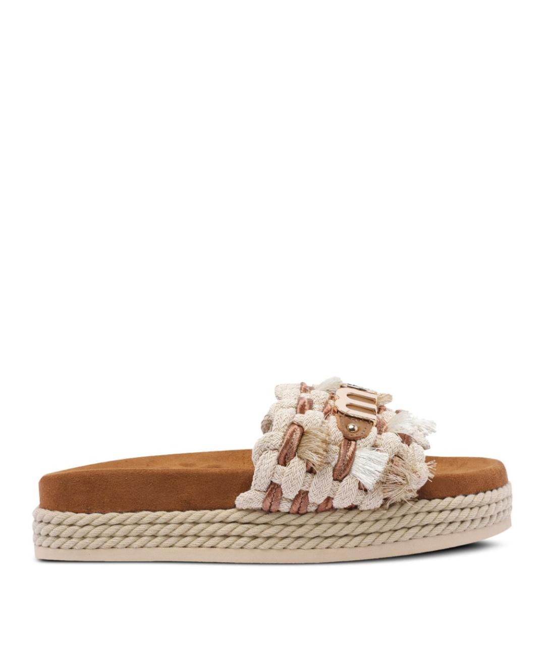 MOU Бежевые сандалии, фото 1