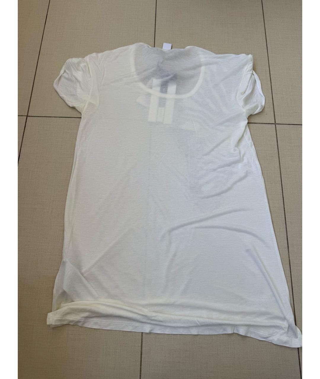 MAX MARA Белая вискозная футболка, фото 2