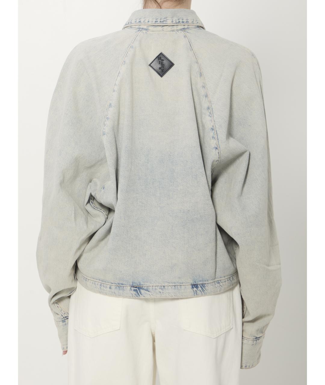 HAIKURE Голубая хлопковая рубашка, фото 4