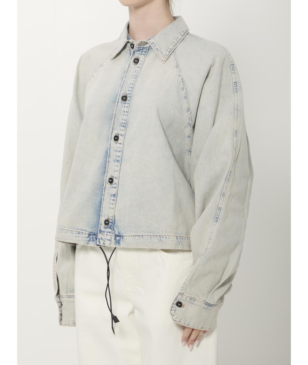 HAIKURE Голубая хлопковая рубашка, фото 2