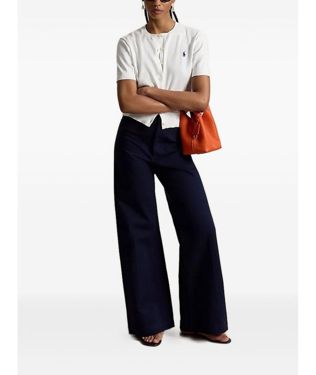 POLO RALPH LAUREN Белый хлопковый кардиган, фото 2