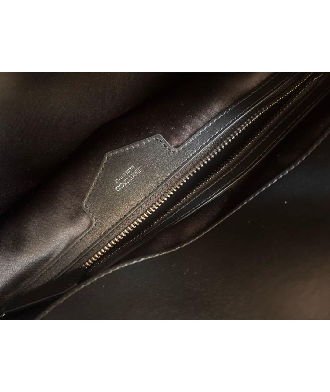 JIMMY CHOO Черный тканевый рюкзак, фото 4