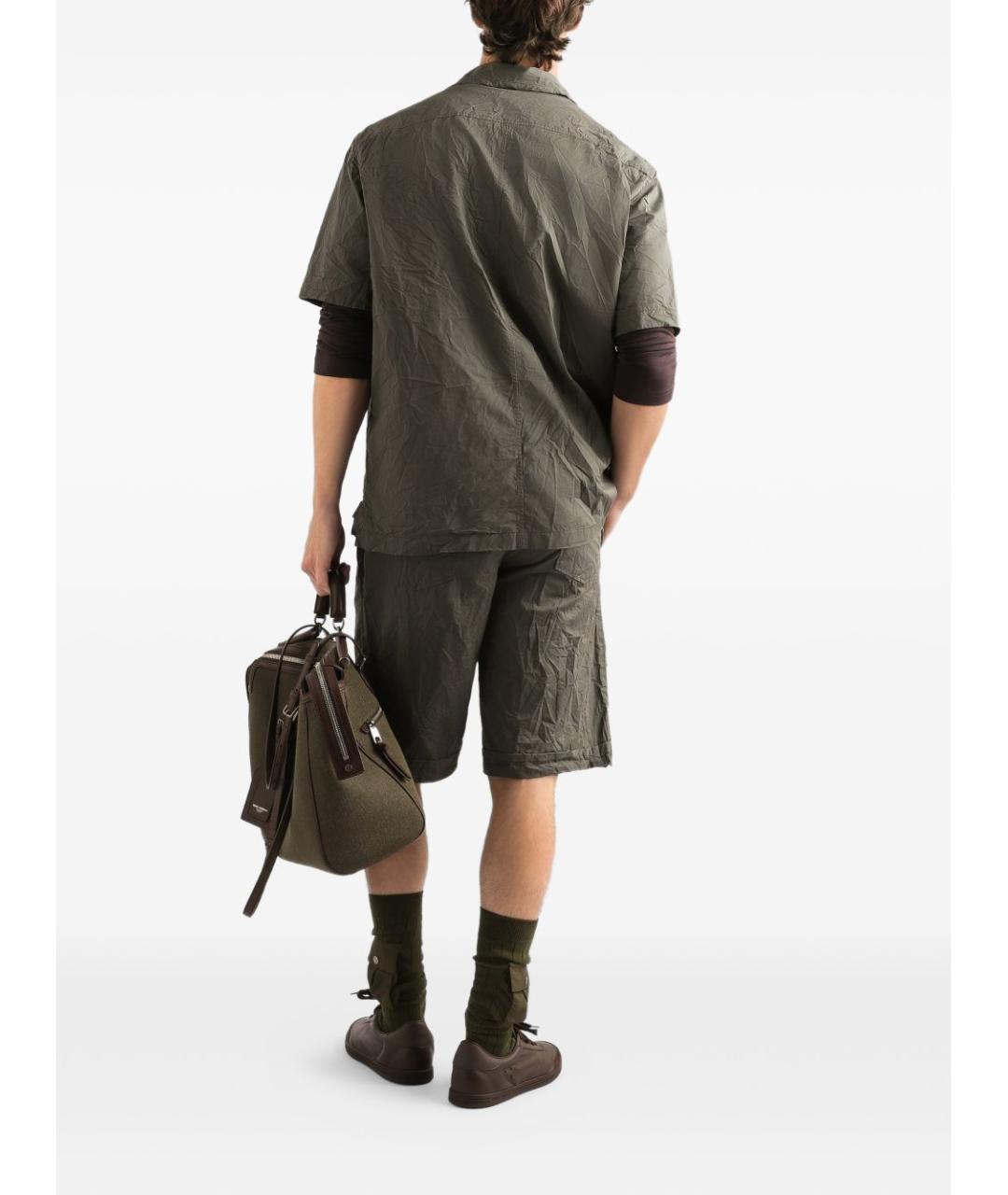 DOLCE&GABBANA Серая хлопковая кэжуал рубашка, фото 2