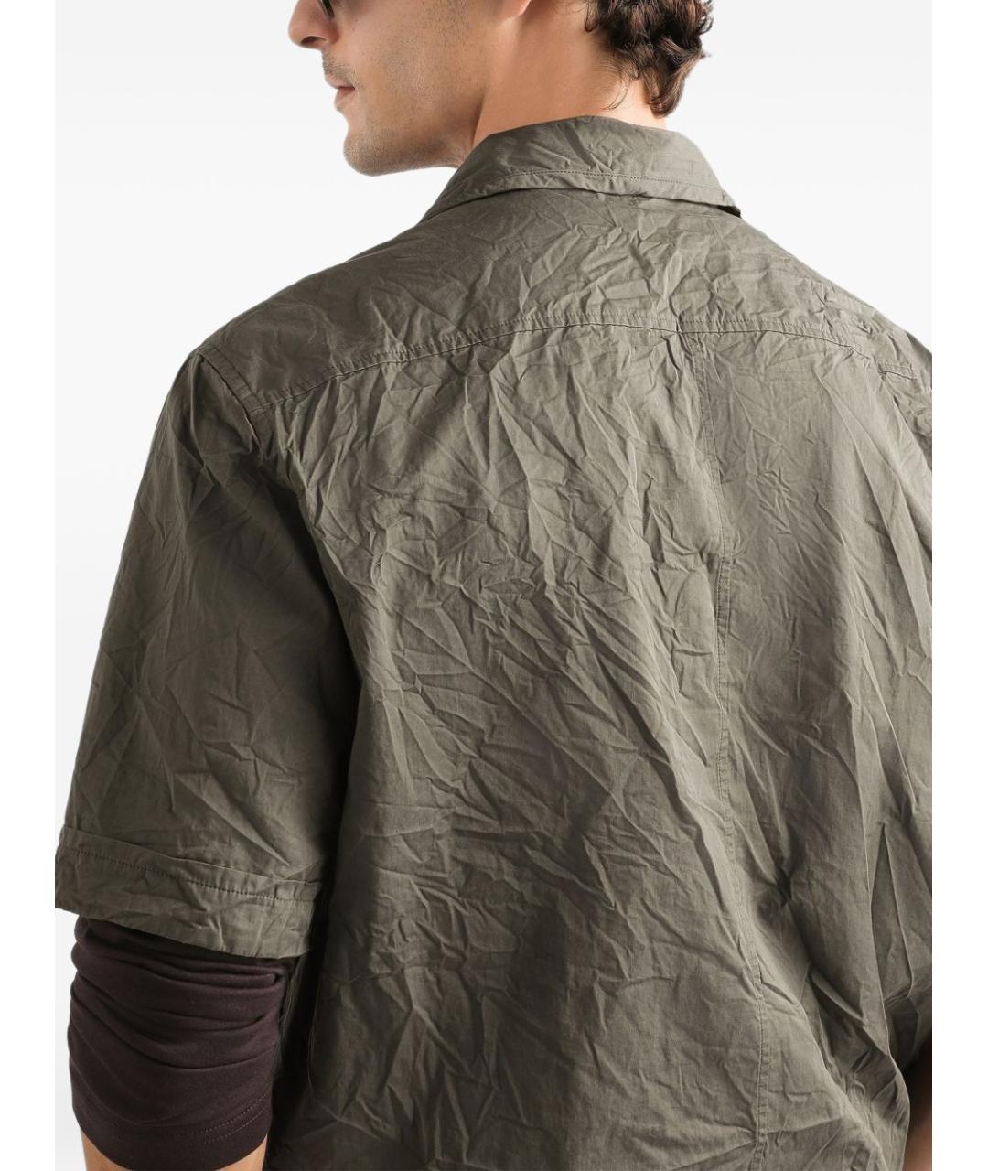 DOLCE&GABBANA Серая хлопковая кэжуал рубашка, фото 3