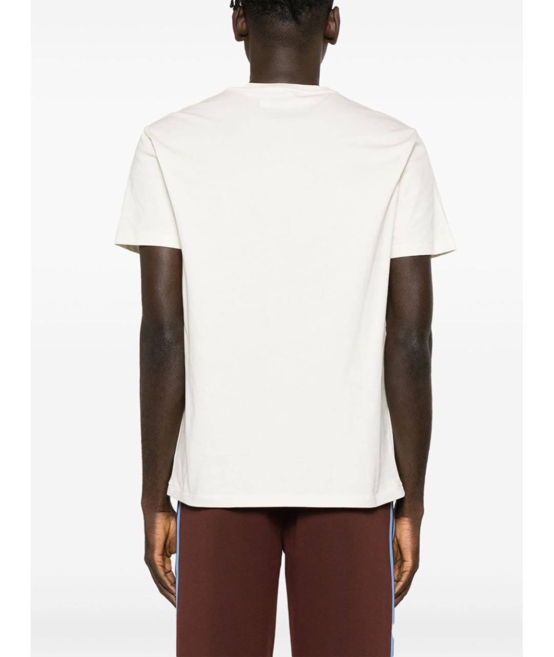 POLO RALPH LAUREN Бежевая хлопковая футболка, фото 2