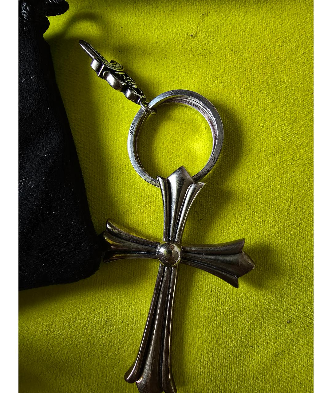 CHROME HEARTS Серебрянный брелок, фото 2