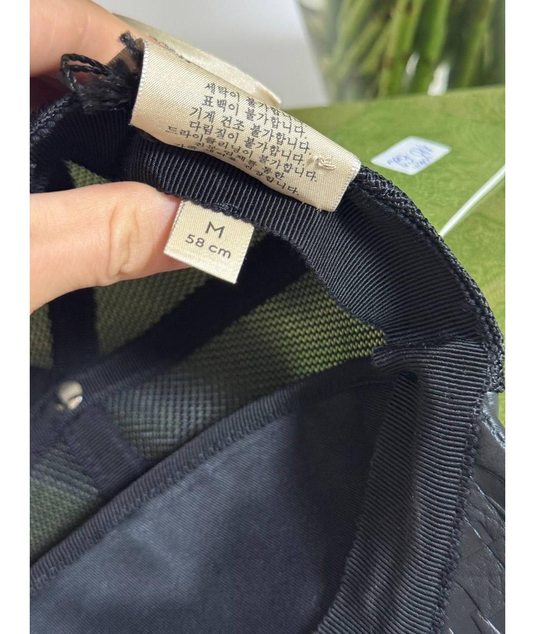 GUCCI Черная синтетическая кепка, фото 3