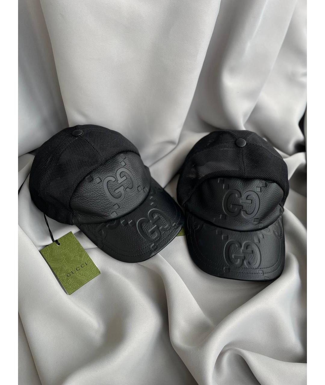 GUCCI Черная синтетическая кепка, фото 2